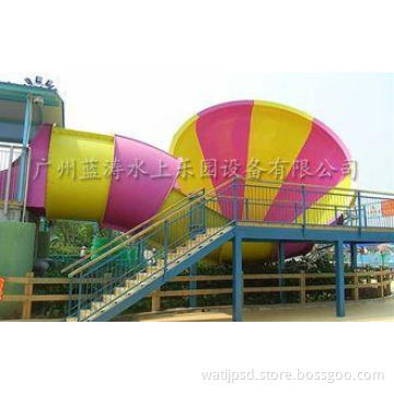 Kids Small Tornado Water Slide Aqua Park Commercial Hurrica